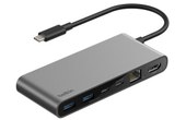 Station d'accueil USB-C - Belkin Connect - 8 ports avec Ethernet - Gris