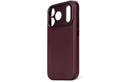 Coque MagSafe pour iPhone 17 Pro Max - Decoded Leather Case - Bordeaux