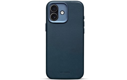 Coque MagSafe pour iPhone 17 - Decoded Leather Case - Bleue marine