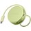 Hub USB-C Satechi OntheGo 5-en-1 - Magnétique - Jaune Agrume