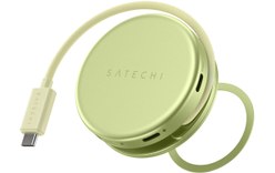 Hub USB-C Satechi OntheGo 5-en-1 - Magnétique - Jaune Agrume