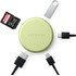 Hub USB-C Satechi OntheGo 5-en-1 - Magnétique - Jaune Agrume