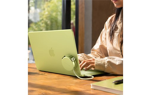 Hub USB-C Satechi OntheGo 5-en-1 - Magnétique - Jaune Agrume