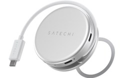 Hub USB-C Satechi OntheGo 5-en-1 - Magnétique - Argent