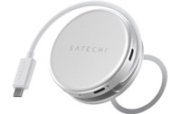 Hub USB-C Satechi OntheGo 5-en-1 - Magnétique - Argent