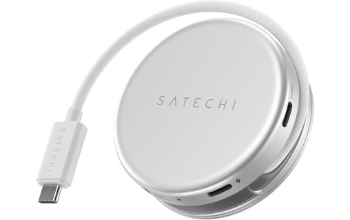 Hub USB-C Satechi OntheGo 5-en-1 - Magnétique - Argent