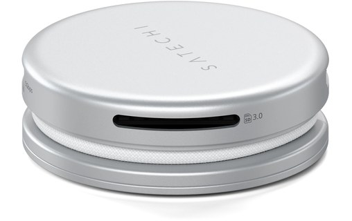Hub USB-C Satechi OntheGo 5-en-1 - Magnétique - Argent