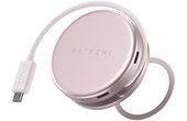 Hub USB-C Satechi OntheGo 5-en-1 - Magnétique - Rose poudré