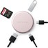 Hub USB-C Satechi OntheGo 5-en-1 - Magnétique - Rose poudré