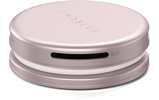 Hub USB-C Satechi OntheGo 5-en-1 - Magnétique - Rose poudré