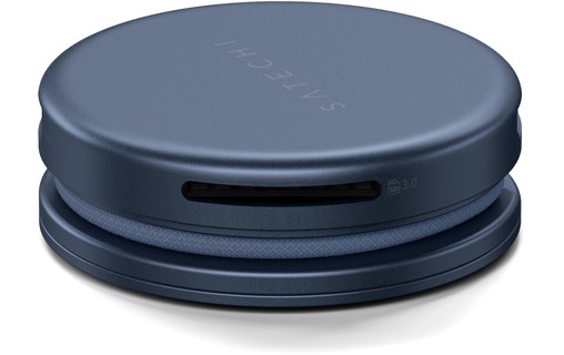 Hub USB-C Satechi OntheGo 5-en-1 - Magnétique - Indigo