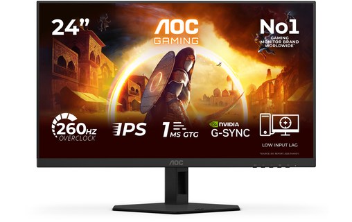 Écran Gaming 23,8" AOC G4 24G4ZREP - 260 Hz