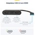 StarTech.com USB32HD2 adaptateur graphique USB 3840 x 2160 pixels Noir