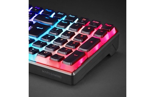 Clavier Mars Gaming MKULTRA - Tactile - Noir