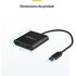 StarTech.com USB32HD2 adaptateur graphique USB 3840 x 2160 pixels Noir