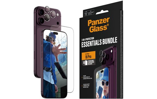 Protection écran + caméra pour iPhone 18 Pro Max - PanzerGlass 2-en-1 Essentials