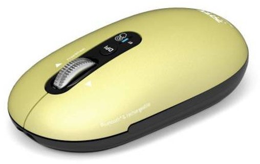 Souris sans fil PORT Designs Pure Mac - Jaune