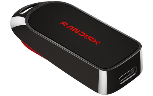 Clé USB-C SanDisk 128 Go - Noir - USB 3.2