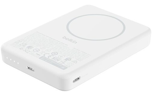 Batterie externe 10K - Belkin BoostCharge Slim - Blanche