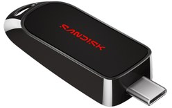 Clé USB-C SanDisk 128 Go - Noir - USB 3.2