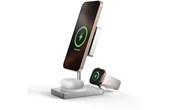 Station de charge 3-en-1 - XtremeMac X-Station Pro - MagSafe, Qi2 - Blanche
