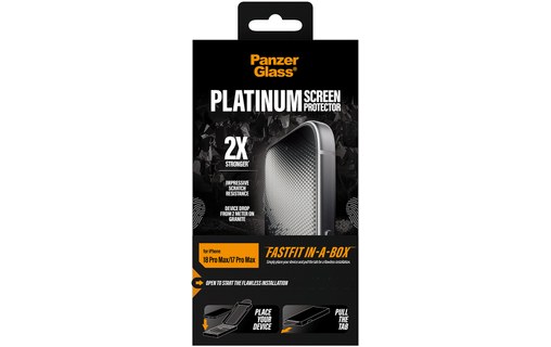 Protection d'écran pour iPhone 18 Pro Max - PanzerGlass Platinum