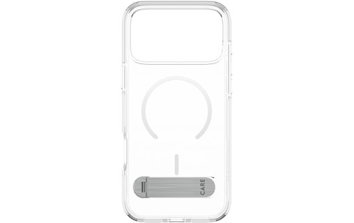 Coque pour iPhone 18 Pro Max - PanzerGlass CARE Kickstand - Transparente