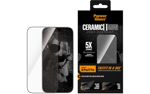 Protection d'écran pour iPhone 18 Pro - PanzerGlass Ceramic