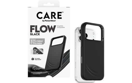 Coque pour iPhone 18 Pro Max - PanzerGlass CARE Flow - Noire