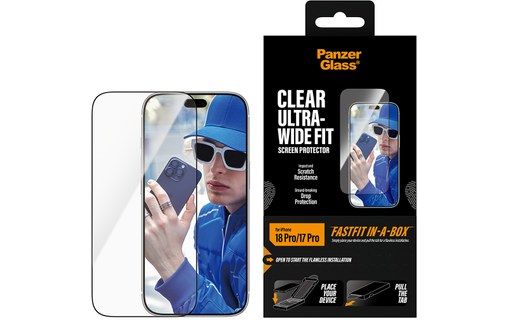 Protection d'écran pour iPhone 18 Pro - PanzerGlass Ultra-Wide