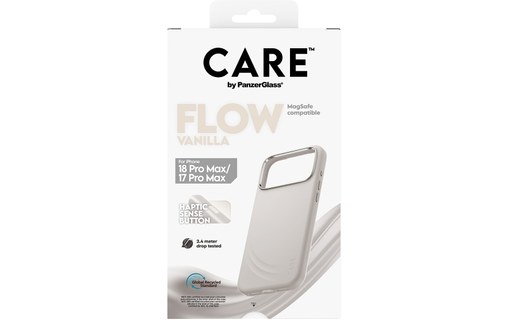 Coque pour iPhone 18 Pro Max - PanzerGlass CARE Flow - Beige