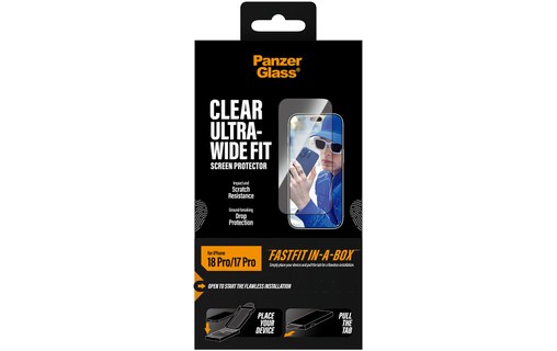 Protection d'écran pour iPhone 18 Pro - PanzerGlass Ultra-Wide
