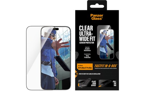 Protection d'écran pour iPhone 18 Pro Max - PanzerGlass Ultra-Wide