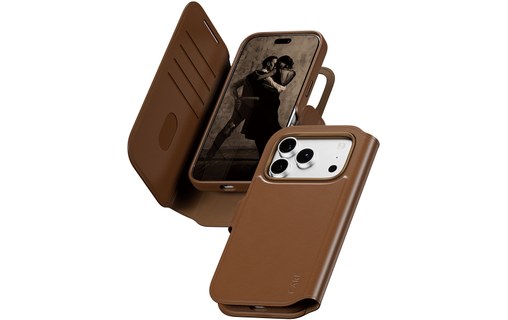 Coque pour iPhone 18 Pro - PanzerGlass CARE Tango 2-en-1 - Brune
