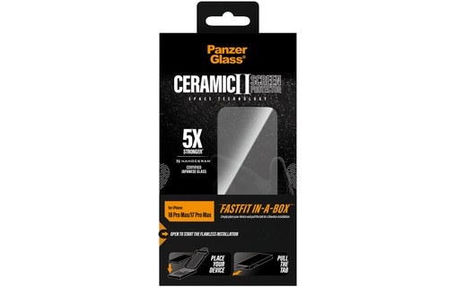 Protection d'écran pour iPhone 18 Pro Max - PanzerGlass Ceramic