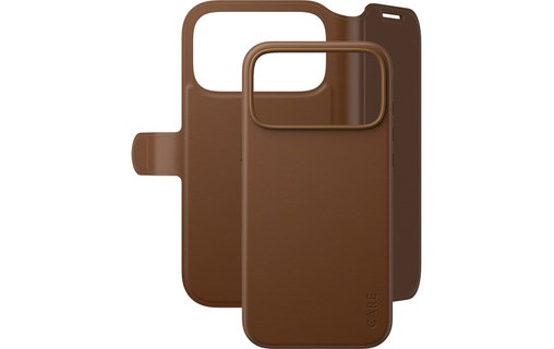 Coque pour iPhone 18 Pro Max - PanzerGlass CARE Tango 2-en-1 - Brune