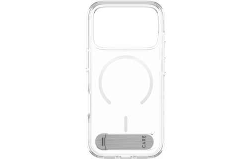 Coque pour iPhone 18 Pro - PanzerGlass CARE Kickstand - Transparente
