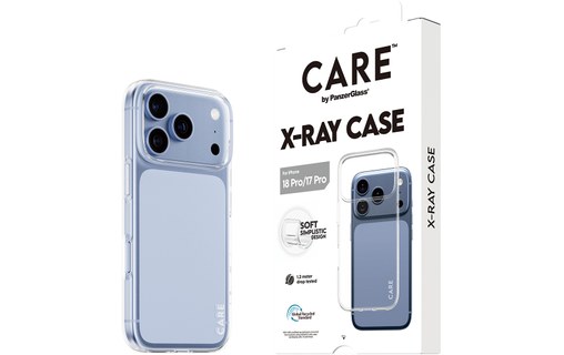 Coque pour iPhone 18 Pro - PanzerGlass CARE X-Ray - Transparente