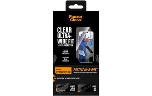 Protection d'écran pour iPhone 18 Pro Max - PanzerGlass Ultra-Wide