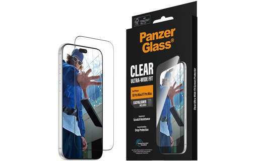 Protection d'écran pour iPhone 18 Pro Max - PanzerGlass Ultra-Wide avec EasyAlig