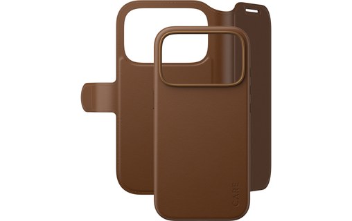 Coque pour iPhone 18 Pro - PanzerGlass CARE Tango 2-en-1 - Brune