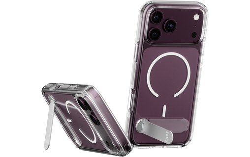 Coque pour iPhone 18 Pro Max - PanzerGlass CARE Kickstand - Transparente