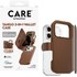 Coque pour iPhone 18 Pro - PanzerGlass CARE Tango 2-en-1 - Brune