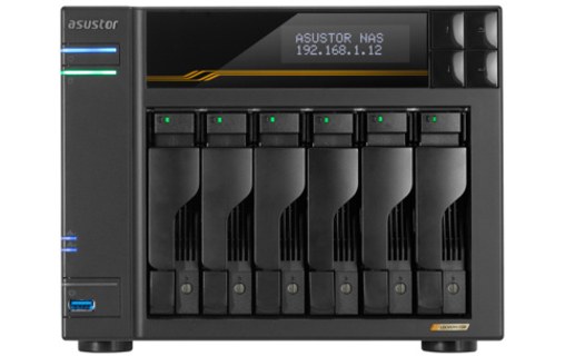 Asustor Lockerstor 6 Gen3 AS6806T - Serveur NAS 6 baies