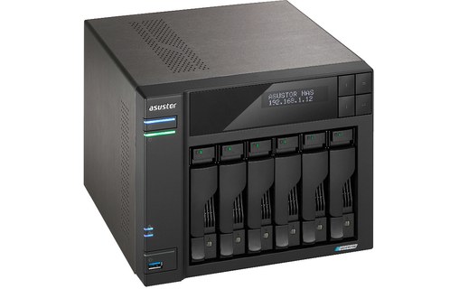 Asustor Lockerstor 6 Gen2+ AS6706T v2 - Serveur NAS 6 baies