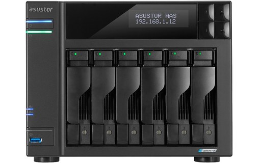 Asustor Lockerstor 6 Gen2+ AS6706T v2 - Serveur NAS 6 baies
