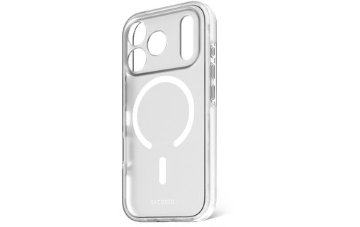 Coque MagSafe pour iPhone 17 Pro - Decoded Clear Case - Blanche