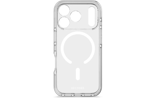 Coque MagSafe pour iPhone 17 Pro Max - Decoded Clear Case - Transparente