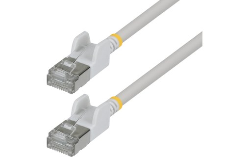 Pack de 10 Câble ethernet RJ45 Cat 6a STP - StarTech - 30 cm - Blanc