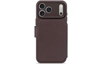 Étui à clapet pour iPhone 17 Pro Max - Decoded Leather Detachable - Marron